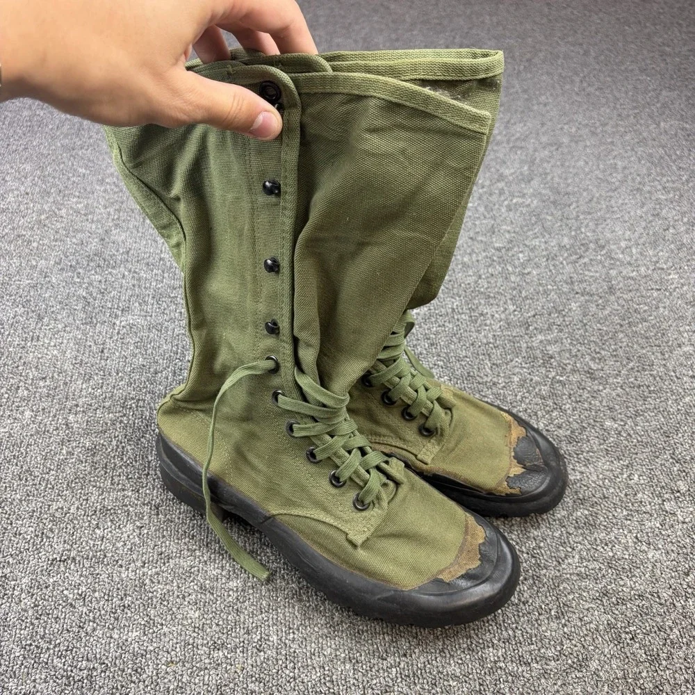 Original WWII US Army M1942 Jungle Boots Dated Sept 19 1942 US Rubber Co Sz 6.5